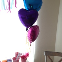 the balloons